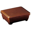 光琳丼重 梨地内朱【取寄せ商品】漆器/うな重/器/うな重箱/和食器/業務用/お重/かつ重/鰻/土用の丑の日/うなぎ/3-637-1/5-735-1/1016