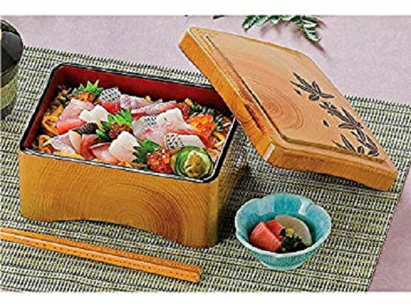 【取寄せ商品】殿方丼重 香林紅葉塗内朱 漆器 うな重 器 うな重箱 和食器 業務用 お重、かつ重、鰻　土用の丑の日　うなぎ 3-640-7 5-738-7　1016