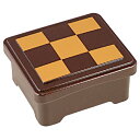 ミニ丼重 茶パール市松【取寄せ商品】漆器/うな重/器/うな重箱/和食器/業務用/お重/かつ重/鰻/土用の丑の日/うなぎ/3-648-2/5-744-2/1016