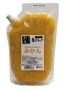 【業務用・6個セット】冷凍 生シロップ みかん 1kg 氷屋さんちの削氷/宮下製氷/信州/天然素材/果物/フルーティー/かき氷シロップ/フルーツソース/濃厚/リッチ/製菓/イベント