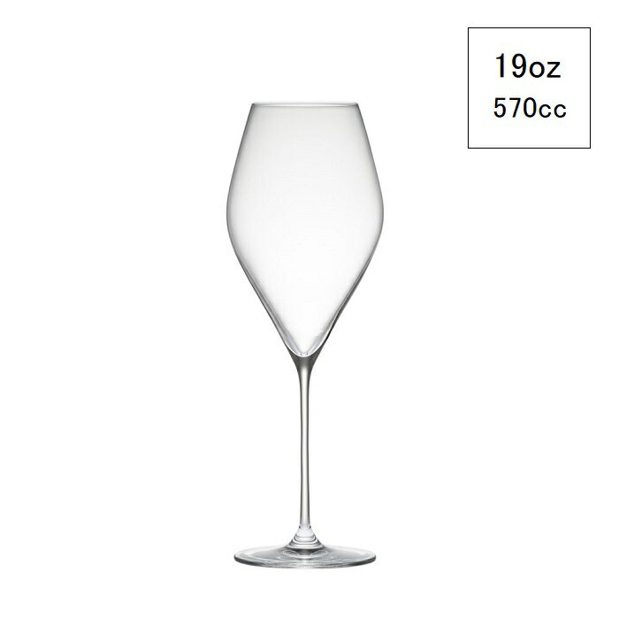 【在庫あり】ワイングラス ツル 19oz ワイン 570ml 木村硝子 RONA/ロナ/細い/ステム/薄口/スタイリッシュ/高級感/レストラン/家飲み/記念日/コスパ/まとめ買いのサムネイル