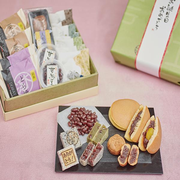 老舗和菓子屋の御進物セット 松 和菓子 きんつば どら焼き 人形焼 甘納豆 あんこ つぶあん お取り寄せスイーツ お菓子 バレンタイン ギフト 贈答用 老舗 銘菓 高級 お取り寄せ 詰め合わせ ブランド あす楽