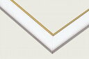 【送料無料】 ジグソーパズル用 ゴールドモール木製パネル ホワイト 53×38cm MP054H ビバリー 【この商品はラッピング非対応です】