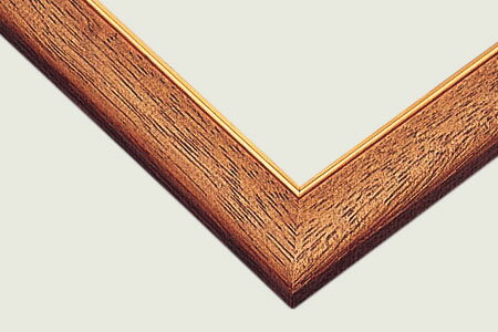 【送料無料】 ジグソーパズル用　ゴールドモール木製パネル　ウォ−ルナット　38×26cm　MP031L　ビバリ..