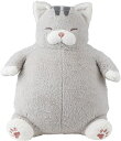 【送料無料】 ねこ肯定感 さばとらのさば Lサイズ 抱き枕 全長約38cm ぽっちゃり猫の抱き枕 ねこぬいぐるみ ふかふか触感 猫好き 猫雑貨(3)