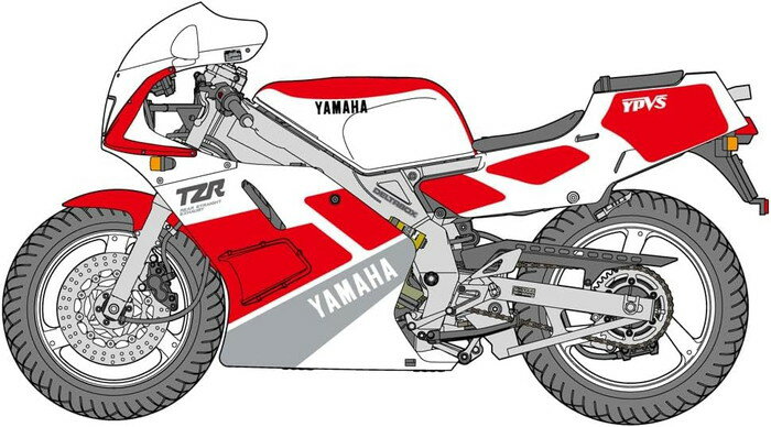 6月発売予定　【送料無料】　1/12 ヤマハ TZR250 (3MA) 1989 プラモデル BK17のサムネイル