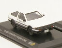 【送料無料】 京商オリジナル 1/64 頭文字D トヨタ スプリンター トレノ (AE86) 完成品ダイキャストミニカー K07057A1B