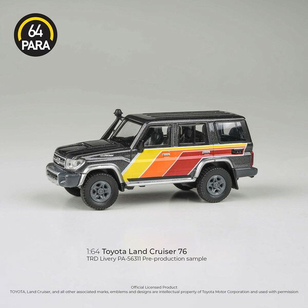樂天商城 - 【送料無料】　PARA64 1/64 トヨタ ランドクルーザー LC 76 2014 TRD Livery RHD 完成品ダイキャストミニカー PA-66311