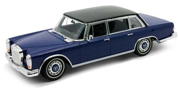 【送料無料】　WELLY 1/27 メルセデス ベンツ 600 ブルー 完成品ダイキャストミニカー WE24121BL