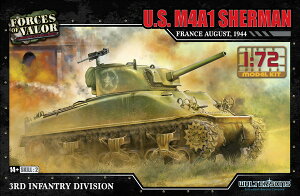 【送料無料】 ウォルターソンズ 1/72 WW.II アメリカ軍 M4A1A(75) シャーマン 1944年8月 フランス 第3歩兵師団 プラモデル WS55004R