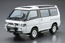 【送料無料】 アオシマ 1/24 ザ・モデルカー No.027 ミツビシ P35W デリカスターワゴン '91 プラモデル