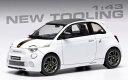 5月以降発売予定 【送料無料】 IXO MODELS 1/43 FIAT アバルト 500e 2024 ホワイト 完成品ダイキャストミニカー MOC345