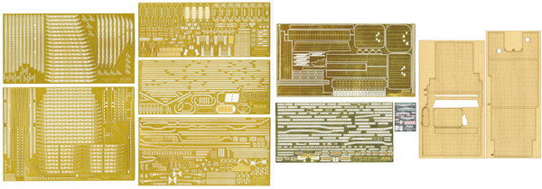【送料無料】 フジミ模型 1/350 艦船モデルシリーズ No.11 EX-201 日本海軍航空母艦 加賀 専用エッチングパーツセット(w/木甲板シール)