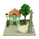 【定形外郵便送料無料】 さんけい MP07-63 みにちゅあーとキット スタジオジブリmini 猫の恩返し ムタと猫の事務所 ペーパークラフトキット