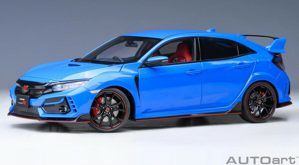 【送料無料】　AUTOart 1/18 ホンダ シビック タイプR (FK8) 2021 レーシングブルー・パール 完成品ミニカー 73224