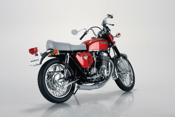 トイスタジアム1号店の【12月発売予定】　【送料無料】　アオシマ 1/12 ザ・バイク No.23 ホンダ CB750 ドリーム CB750 FOUR '69 カスタム プラモデル｜アングル2