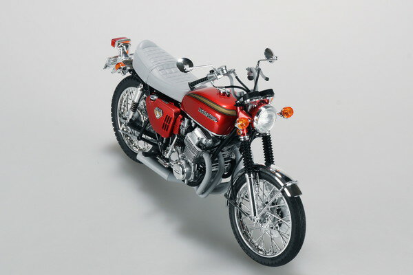 トイスタジアム1号店の【12月発売予定】　【送料無料】　アオシマ 1/12 ザ・バイク No.23 ホンダ CB750 ドリーム CB750 FOUR '69 カスタム プラモデル｜アングル3
