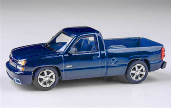 樂天商城 - 【送料無料】　PARA64 1/64 シボレー シルバラード シングルキャブ 2006 ミンブルー LHD 完成品ダイキャストミニカー PB55833