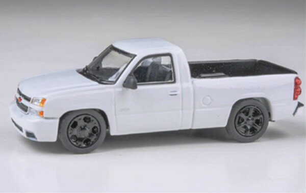 樂天商城 - 【送料無料】　PARA64 1/64 シボレー シルバラード シングルキャブ 2006 サミットホワイト LHD 完成品ダイキャストミニカー PB55834