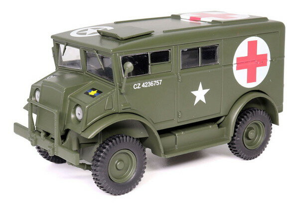 樂天商城 - 【送料無料】　Militaria 1/43 Personnel Carriersシリーズ シボレー C8A アンビュランス (アメリカ軍) 完成品 MPC24209