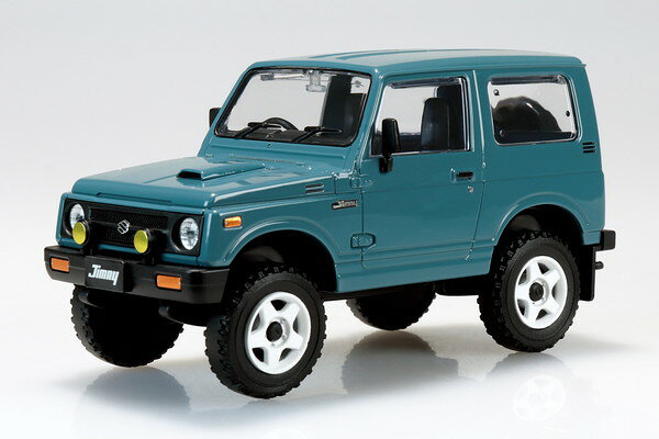 樂天商城 - 【送料無料】　アオシマ 1/32 楽プラ スナップキット No.18CU-BG スズキ JA11 ジムニー カスタムホイール(ブルーグレー) 色分け済プラモデル
