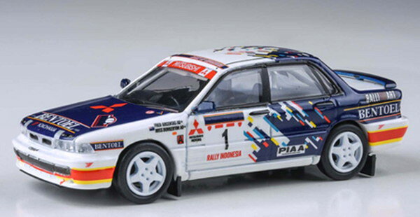 【送料無料】　PARA64 1/64 三菱 ギャラン VR-4 1993年 ラリーインドネシア RHD 完成品ダイキャストミニカー PA65112