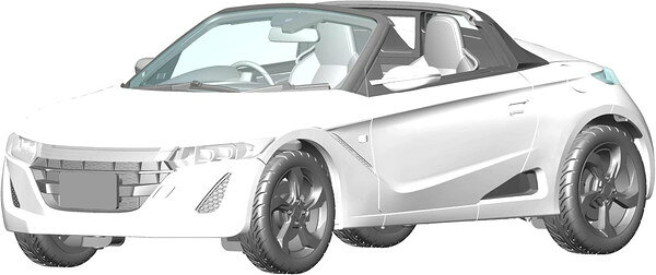 　　フジミ模型 1/24 車NEXTシリーズ No.30 Honda S660(前期型/α/プレミアムスターホワイトパール) 色分け済プラモデル