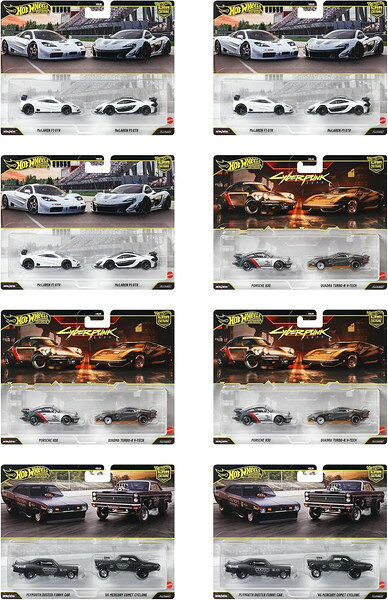 【10月31日発売予定】　【送料無料】　ホットウィール(Hot Wheels) プレミアム カーカルチャー 2パック アソート HBL96-986Y