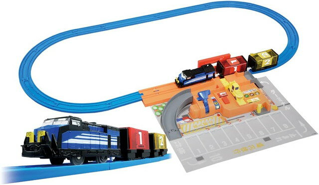 【送料無料】　プラレール トミカを運ぼう!サクサクつみおろしターミナルのサムネイル