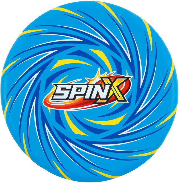 【送料無料】 スポトイ スピンX 青 KST-15 (フライングディスク フリスビー 外遊び やわらか素材)