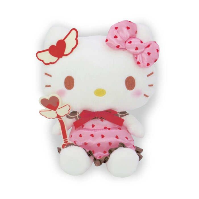 【送料無料】　サンリオキャラクターズ マジカルハート ハローキティ S ぬいぐるみ 全長約19cm