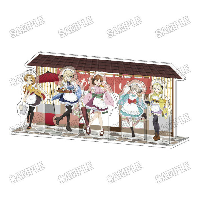 2026年3月発売予定　【ネコポス送料無料】　『ガールズ＆パンツァー 最終章』 描き下ろしアクリルジオラマ 和風メイドver.