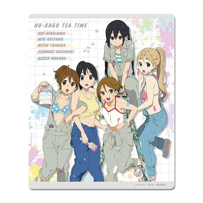 楽天市場】けいおん! けいおん!! 大判ラバーマット(ゆい・あず)の通販