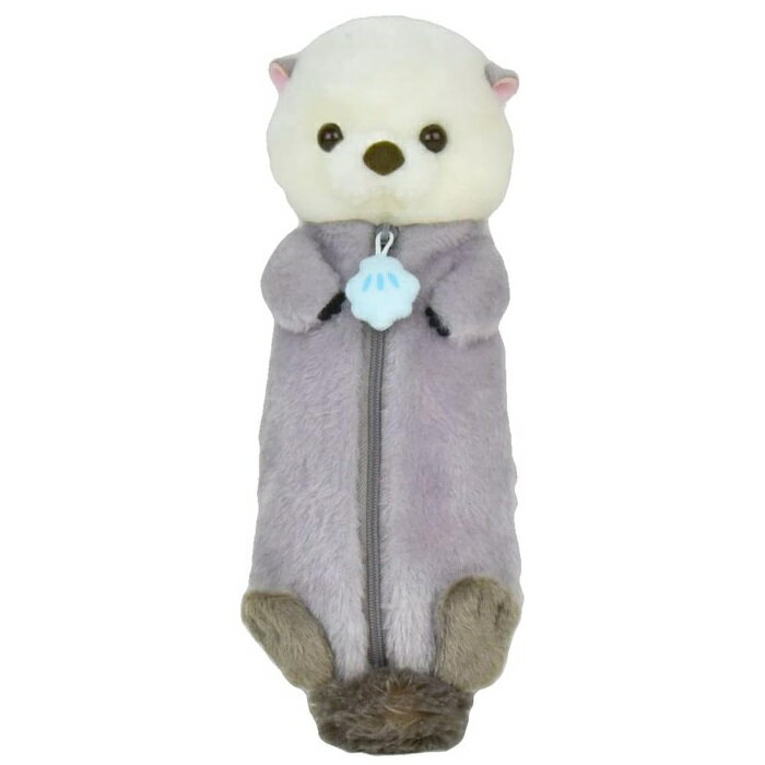 【送料無料】　うきうきらっこペンポーチ らいちゃん ぬいぐるみペンポーチ 全長約34cm 702946