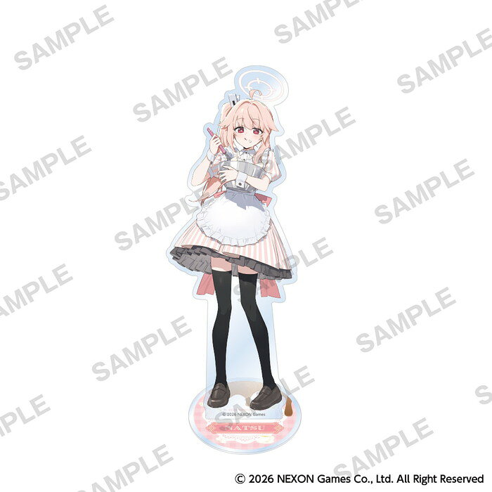 9 월 발매 예정 [고양이 포스 무료 배송] [블루 아카이브 POP UP SHOP] 아크릴 스탠드 너트