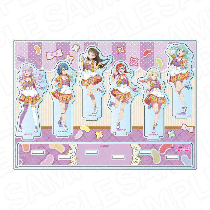 9 월 발매 예정 [고양이 포스 무료 배송] 러브 라이브! 슈퍼 스타 !! 홀로그램 아크릴 디오라마 B Cafe party ver.