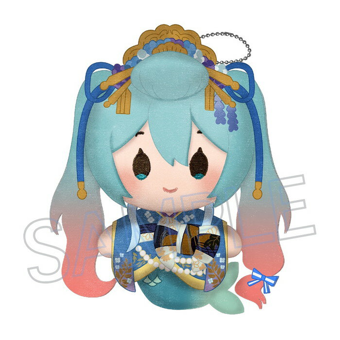 【送料無料】　初音ミク 百鬼夜行 〜麗宴〜 ぬいぐるみマスコット B 人魚 高さ約12cm