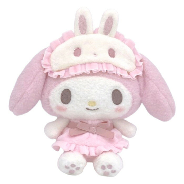 My Melody - 8月再販予定　【送料無料】　サンリオキャラクターズ なかよしパジャマ マイメロディ S ぬいぐるみ 高さ約23cm 199232-24