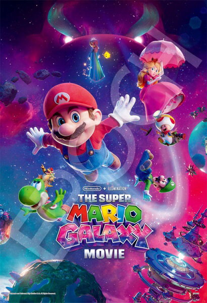 【送料無料】　ジグソーパズル 300ピース ザ・スーパーマリオギャラクシー・ムービー 26×38cm 28-217s