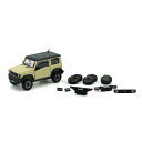 【送料無料】 BM CREATIONS 1/64 スズキ ジムニー (JB74) 2018 メタリックシフォンアイボリー/ブラックトップ RHD 右ハンドル 完成品ダイキャストミニカー 64B0271
