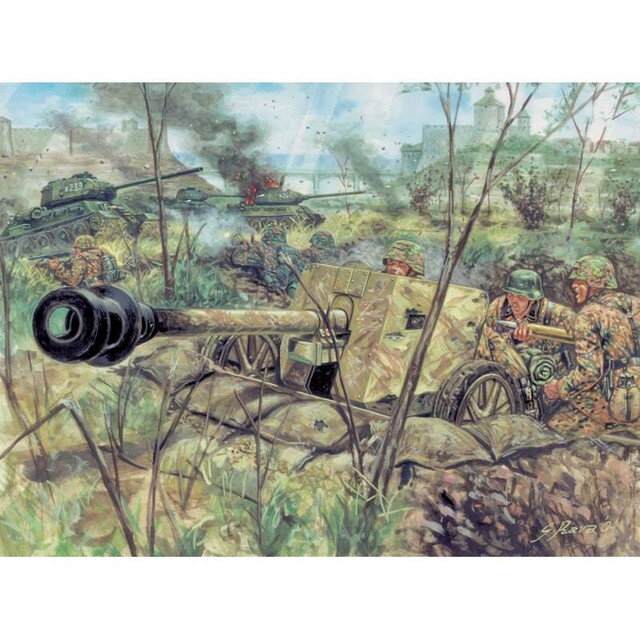 ̵ۡ 1/72 WW.II ɥķ ˤ PAK40&ˤʼ ץǥ IT6096