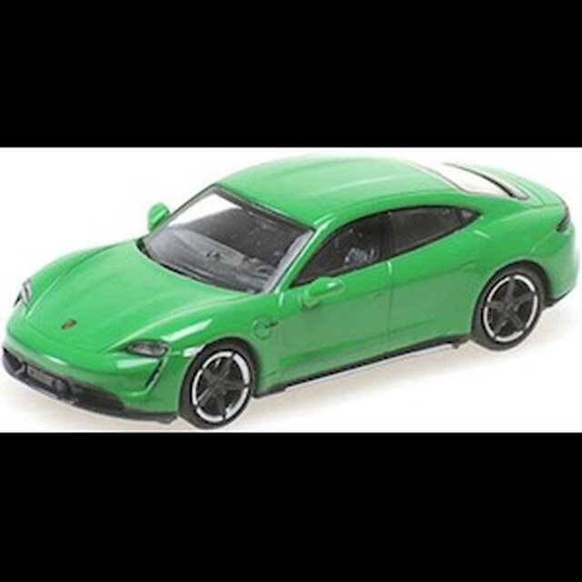 　MINICHAMPS 1/87 ポルシェ タイカン ターボ S 2019 グリーンメタリック 完成品ミニカー 870068402