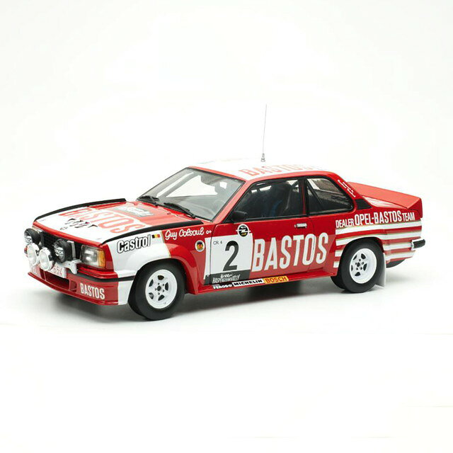 　SUNSTAR 1/18 オペル アスコナ 400 1982年Lotto Haspengouwrally 優勝 #2 G.Colsoul/A.Lopes 完成品ダイキャストミニカー 5375