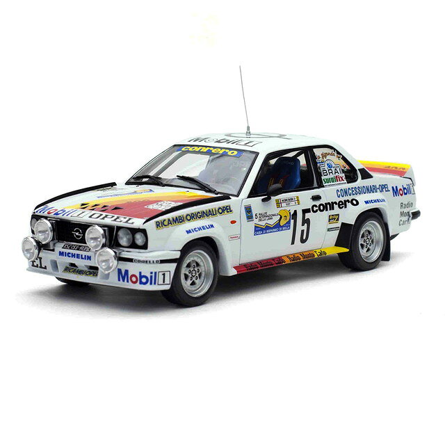 【送料無料】　SUNSTAR 1/18 オペル アスコナ 400 1982年Rally Internazionale della Lana #15 優勝 Biasion Miki Rudy 完成品ダイキャストミニカー 5376