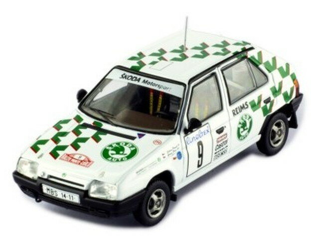 樂天商城 - 【送料無料】　IXO MODELS 1/43 シュコダ ファヴォリット 136L 1993年モンテカルロラリー #9 P.Sibera/P.Gross 完成品ダイキャストミニカー RAC414A