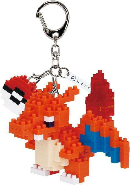 9月19日発売予定　【送料無料】　n-fig ポケットモンスター リザードン NFG-50(ナノブロック nanoblock 完成品 玩具 キーホルダー キーチェーン 対象年齢15歳以上)
