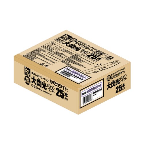 トイスタジアム1号店の【メーカー正規品】【送料無料】　25本まとめ買いBOX!!　ルミカライト　大閃光アーク 【25本入り】　ヴァイオレット　ルミカ｜アングル2