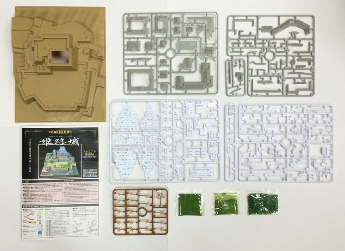 【送料無料】　童友社　日本の名城　1/500　プレミアム姫路城　プラモデル