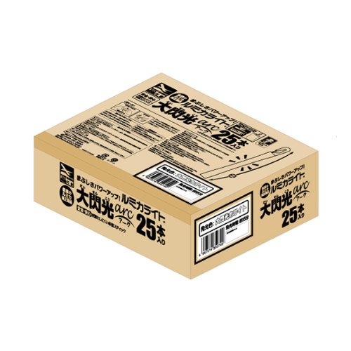 トイスタジアム1号店の【メーカー正規品】【送料無料】　25本まとめ買いBOX!!　ルミカライト　大閃光アーク 【25本入り】　ホワイト｜アングル2