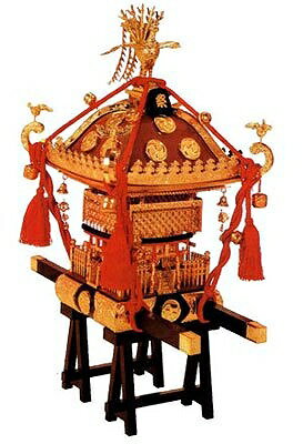 【送料無料】 童友社 1/5 江戸神輿 茶塗朱房 プラモデル PS-2...